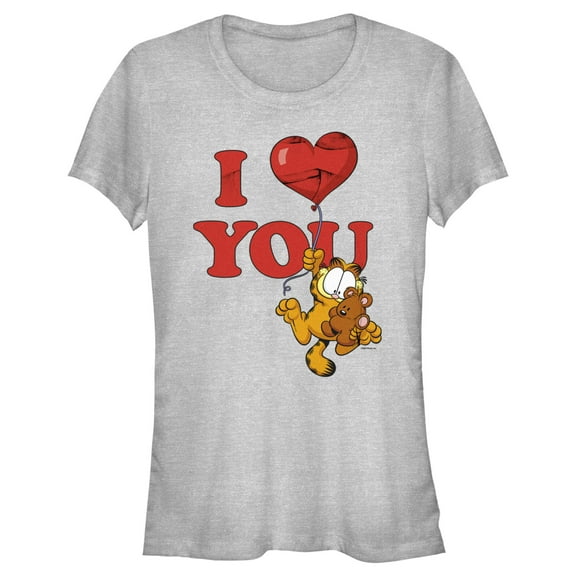 Junior's Garfield I Heart You  Graphic T-Shirt