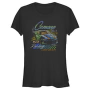 Juniors General Motors Camaro Long Beach Racing Graphic Tee Black 2X Large