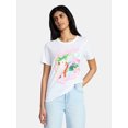 thumbnail image 1 of Junior's Graphic Everyday Short Sleeve Tee, Hydrated Queen, Sizes XXS-XXL, 1 of 3