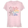 thumbnail image 1 of Junior's Guardians of the Galaxy Groot Together We Will Change the World Graphic Tee Light Pink Medium, 1 of 3