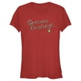 thumbnail image 1 of Junior's Guardians of the Galaxy Holiday Special Season's Grootings  Graphic Tee Red Medium, 1 of 3