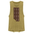 thumbnail image 1 of Junior's HERSHEY'S Classic Bar Bite  Festival Muscle Graphic Tee Gold Heather X Large, 1 of 4