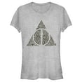 thumbnail image 1 of Junior's Harry Potter Deathly Hallows Secret  Graphic Tee Athletic Heather 2X Large, 1 of 3