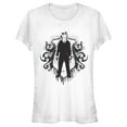 thumbnail image 1 of Junior's Harry Potter Draco Malfoy Splatter Print  Graphic Tee White 2X Large, 1 of 2