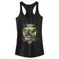 thumbnail image 1 of Junior's Harry Potter Hufflepuff Snitch Crest  Racerback Tank Top Black 2X Large, 1 of 5