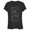 thumbnail image 1 of Junior's Harry Potter Lumos Happiness Spell  Graphic Tee Black X Large, 1 of 3