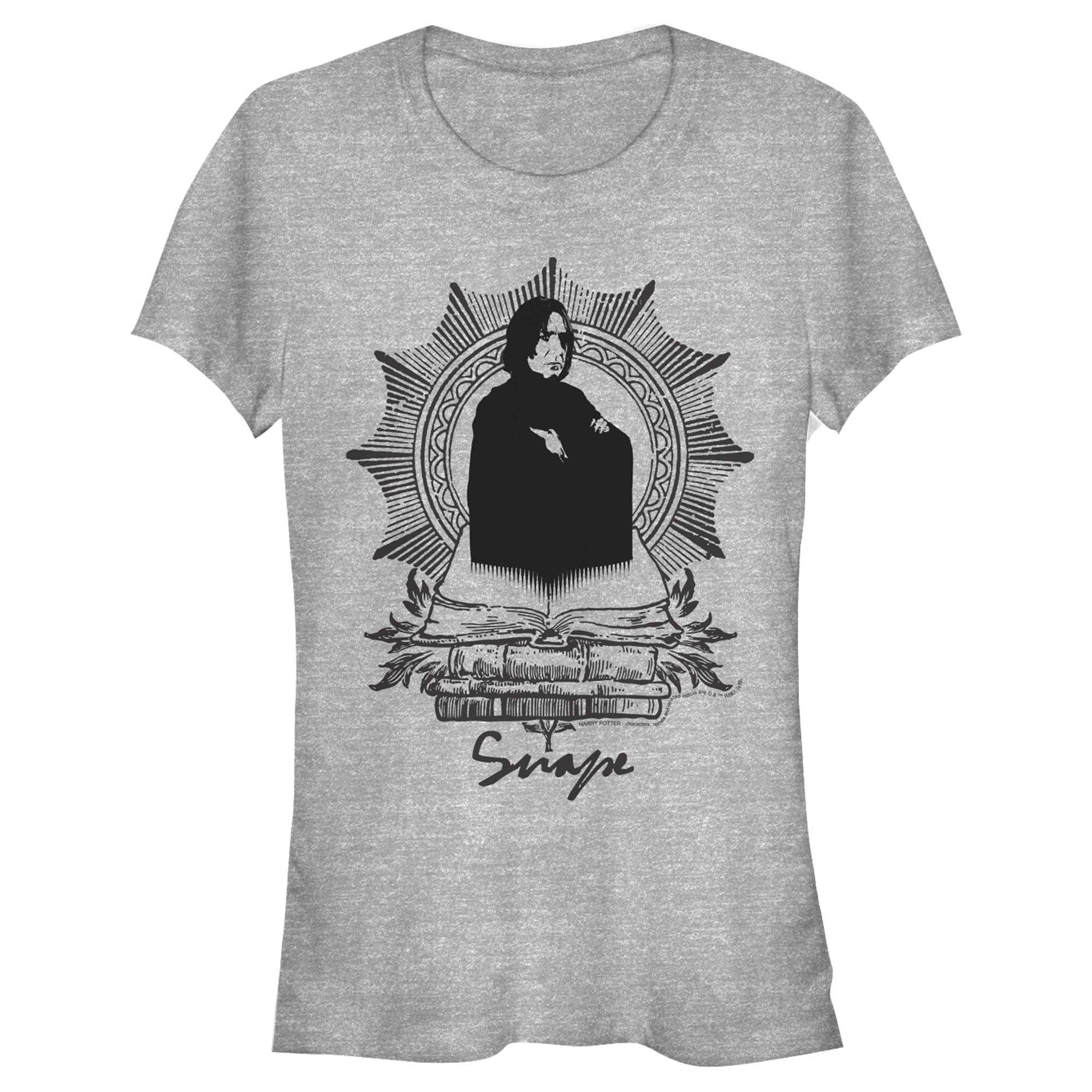 Snape Frame Junior's Harry Potter Professor Snape Frame Graphic Tee Athletic ...