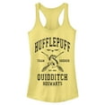 thumbnail image 1 of Junior's Harry Potter Quidditch Hufflepuff Team Seeker Racerback Tank Top Banana X Small, 1 of 3