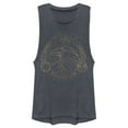 thumbnail image 1 of Junior's Harry Potter Ravenclaw House Emblem  Festival Muscle Graphic Tee Denim Blue Heather X Small, 1 of 4