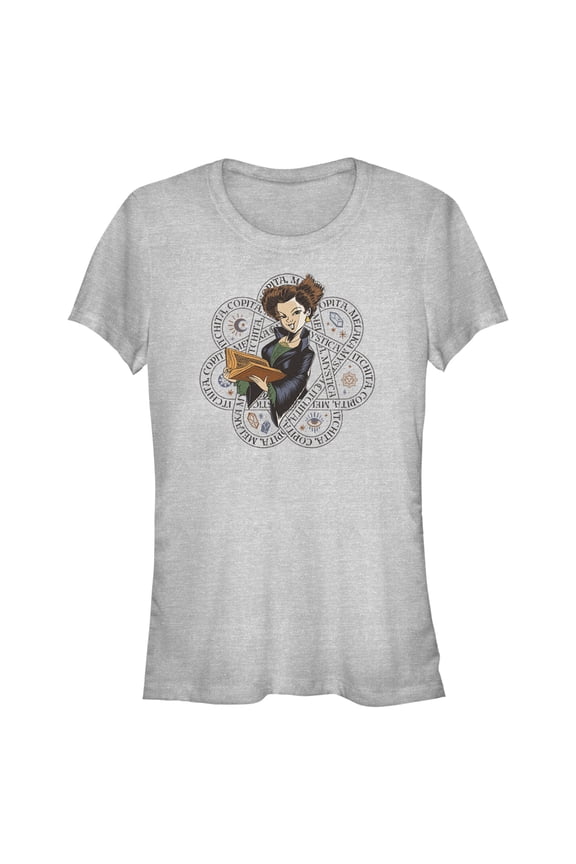Junior's Hocus Pocus 2 Winifred Spell Book Graphic Tee Athletic Heather Medium
