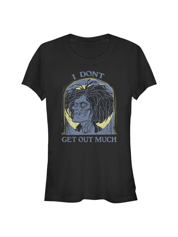 Junior's Hocus Pocus Billy Zombie Get Out Much Graphic Tee Black X Large