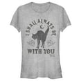 thumbnail image 1 of Junior's Hocus Pocus Binx Always With You  Graphic Tee Athletic Heather X Large, 1 of 2