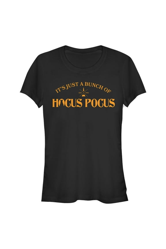 Junior's Hocus Pocus Bunch of Magic Graphic Tee Black Medium
