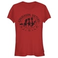 thumbnail image 1 of Junior's Hocus Pocus Sanderson Sisters Broom Silhouette Graphic Tee Red 2X Large, 1 of 2