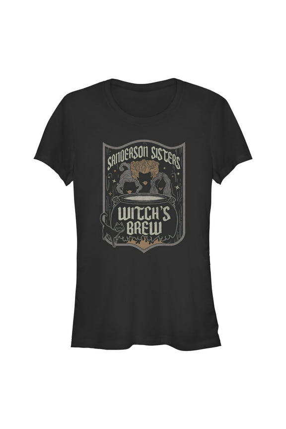 Junior's Hocus Pocus Witch's Brew Graphic Tee Black X Large