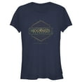 thumbnail image 1 of Junior's Hogwarts Legacy Small Art Deco Logo Graphic Tee Navy Blue Medium, 1 of 3