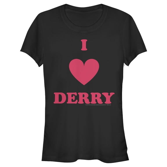 Junior's IT Chapter Two Chapter Two I Love Derry Graphic Tee Black 2X Large