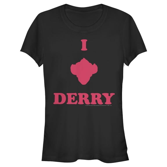 Junior's IT Chapter Two Chapter Two Pennywise Loves Derry Graphic Tee Black X Large