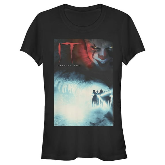 Junior's IT Chapter Two Chapter Two Theatrical Poster Graphic Tee Black 2X Large