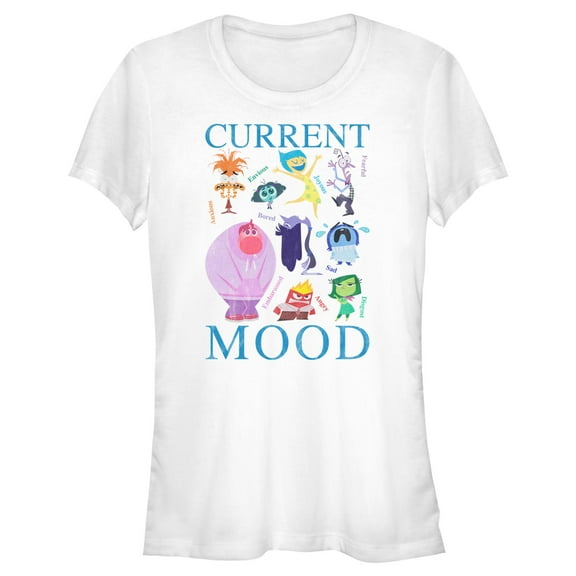 Junior's Inside Out 2 Current Mood Graphic T-Shirt