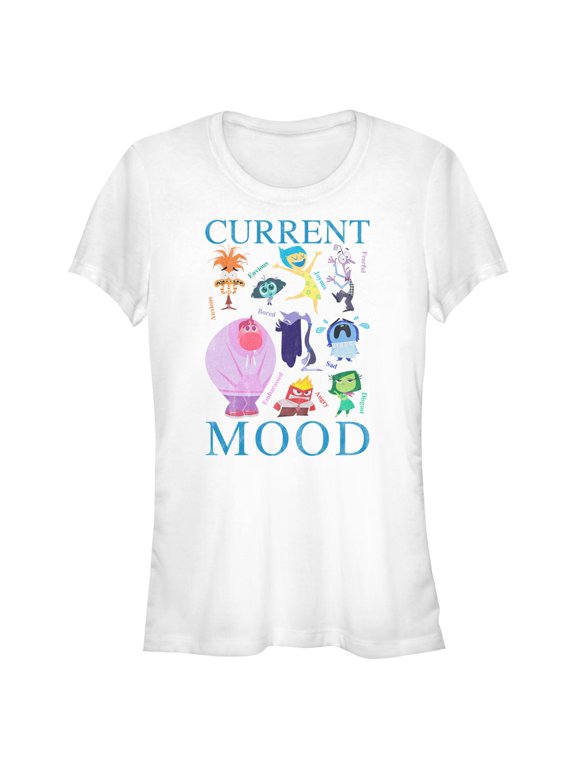 Junior's Inside Out 2 Current Mood Graphic T-Shirt
