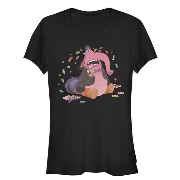 Junior's Inside Out Bing Bong Cry Candy Graphic Tee Black 2X Large