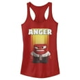 thumbnail image 1 of Junior's Inside Out Grumpy Anger Racerback Tank Top, 1 of 3