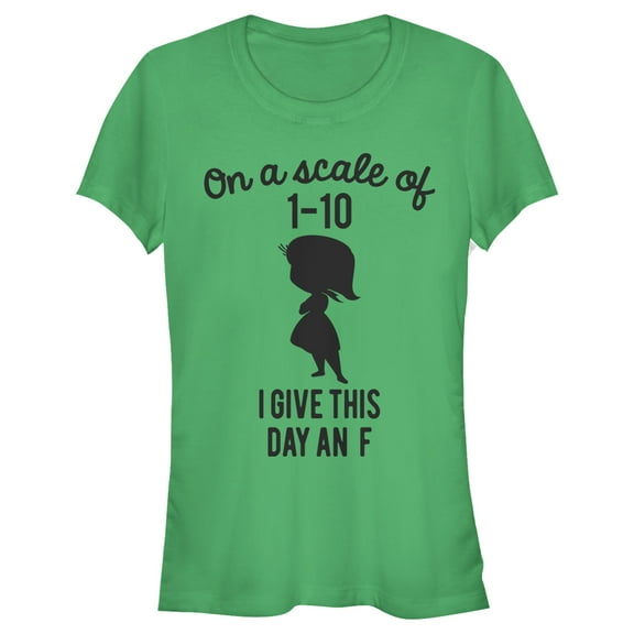 Junior's Inside Out I Give This Day an F Graphic T-Shirt