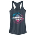 thumbnail image 1 of Junior's Jaws Amity Island Surfboard Repair  Racerback Tank Top, 1 of 3