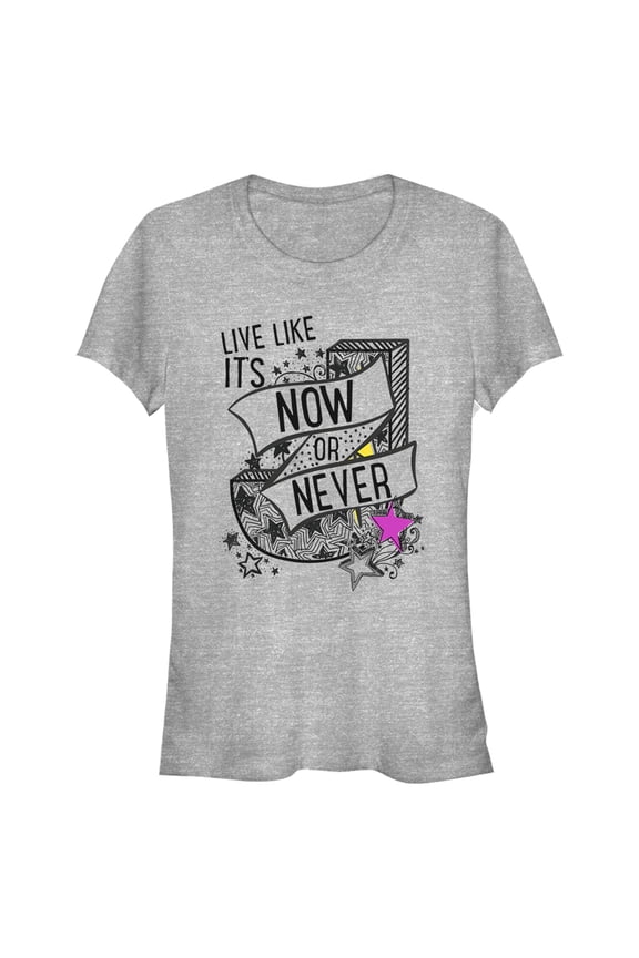 Junior's Julie and the Phantoms Live Like It's Now or Never  Graphic T-Shirt