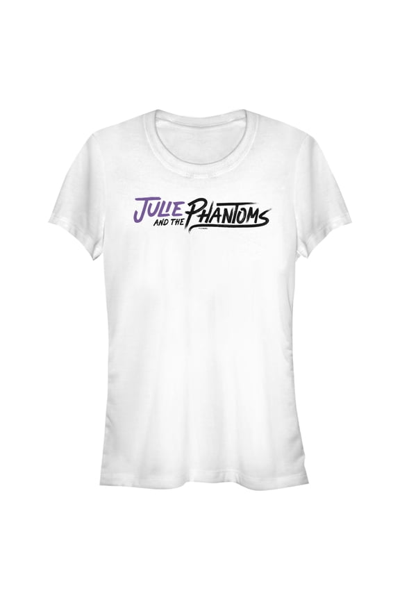 Junior's Julie and the Phantoms Paint Streak Logo  Graphic T-Shirt