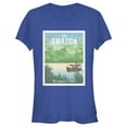 thumbnail image 1 of Junior's Jungle Cruise Visit the Amazon  Graphic Tee Royal Blue Medium, 1 of 3