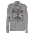 thumbnail image 1 of Junior's Jungle Cruise Your Dreamboat Has Arrived  Cowl Neck Sweatshirt Gray Heather Small, 1 of 4