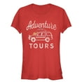 thumbnail image 1 of Junior's Jurassic Park Adventure Car Tours  Graphic Tee Red Large, 1 of 2