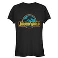 thumbnail image 1 of Junior's Jurassic World Color Outline Logo  Graphic Tee Black 2X Large, 1 of 2