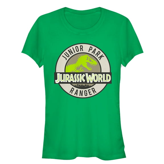 Junior's Jurassic World: Fallen Kingdom Junior Park Ranger  Graphic Tee Kelly Green Medium
