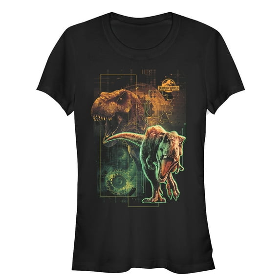 Junior's Jurassic World: Fallen Kingdom New Predator Dinosaur Graphic Tee Black Small