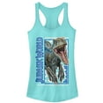 thumbnail image 1 of Junior's Jurassic World: Fallen Kingdom Raptor Breach  Racerback Tank Top Cancun 2X Large, 1 of 3