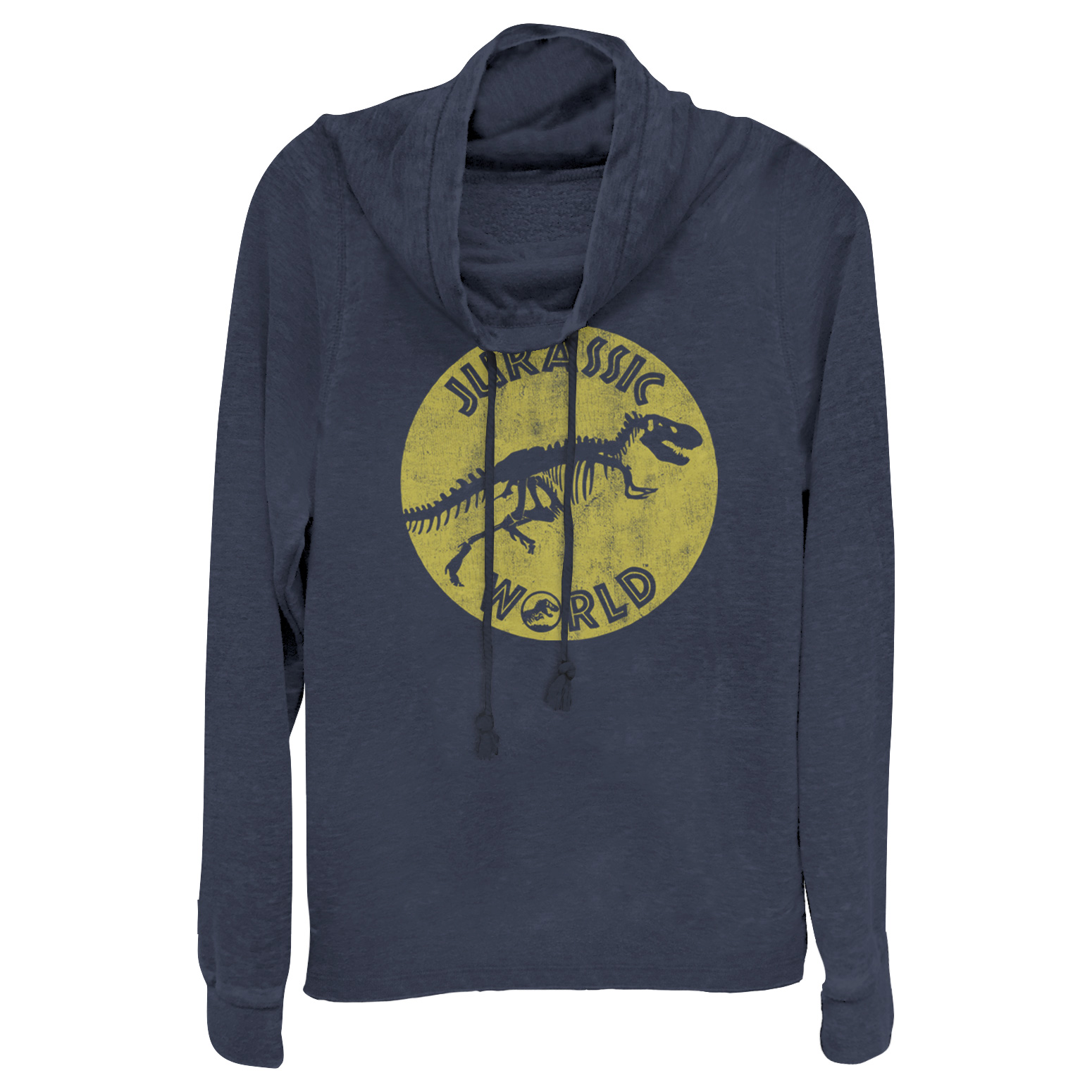 Junior's Jurassic World Fallen Kingdom Retro Fossil Cowl Neck