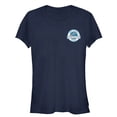 thumbnail image 1 of Junior's Jurassic World Park Security Badge  Graphic Tee Navy Blue Large, 1 of 2