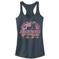 thumbnail image 1 of Junior's Jurassic World Retro Adventure is Calling Racerback Tank Top Indigo Large, 1 of 3