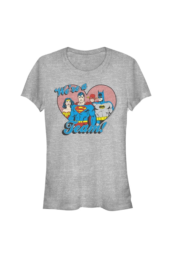 Junior's Justice League We’re a Team  Graphic T-Shirt
