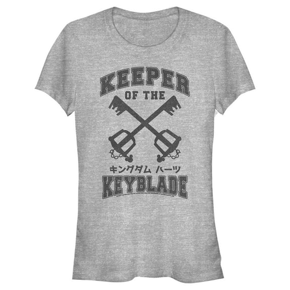 Junior's Kingdom Hearts 1 Clashing Blades  Graphic Tee Athletic Heather Medium