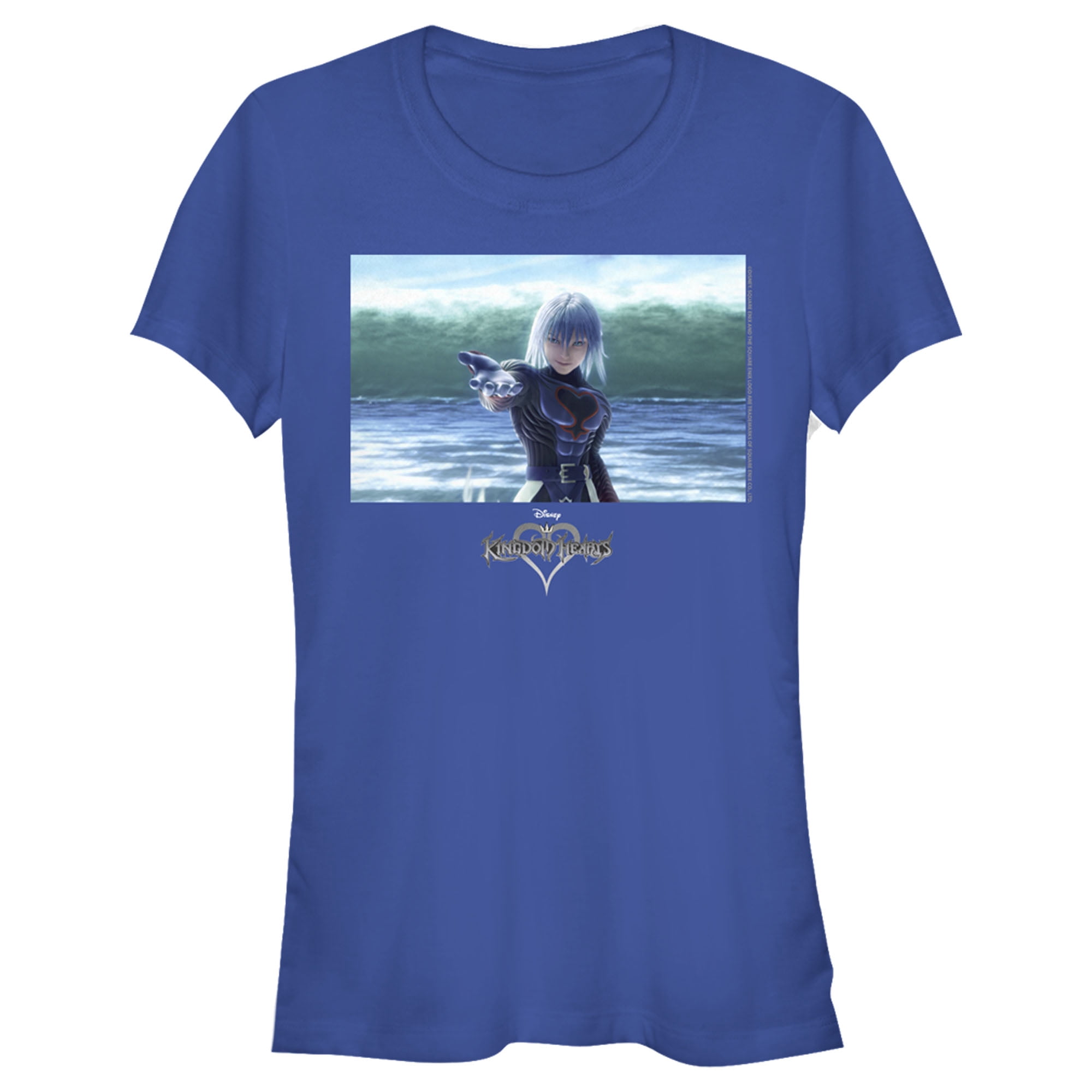 Junior's Kingdom Hearts 1 Heartless Riku Graphic Tee Royal Blue 2X ...