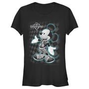 Junior's Kingdom Hearts 1 King Mickey Graphic Tee Black 2X Large