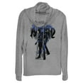 thumbnail image 1 of Junior's Kingdom Hearts 1 Seeker of Darkness  Cowl Neck Sweatshirt Gray Heather Small, 1 of 4