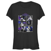 Juniors Kingdom Hearts 1 Sora Different Styles Graphic Tee Black Medium