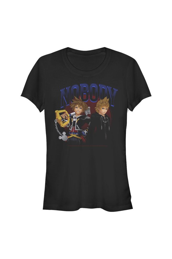 Junior's Kingdom Hearts 2 Keyblade Masters Graphic Tee Black Medium