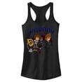 thumbnail image 1 of Junior's Kingdom Hearts 2 Keyblade Masters Racerback Tank Top Black X Small, 1 of 5