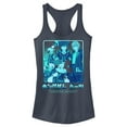 thumbnail image 1 of Junior's Kingdom Hearts 3 Heroes In a Box  Racerback Tank Top Indigo Small, 1 of 4